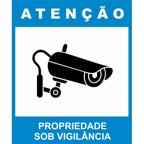 Placa video vigilância...