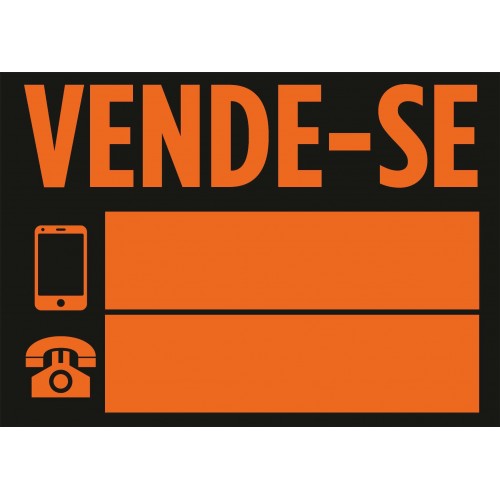 Placa VENDE-SE 700x500mm...