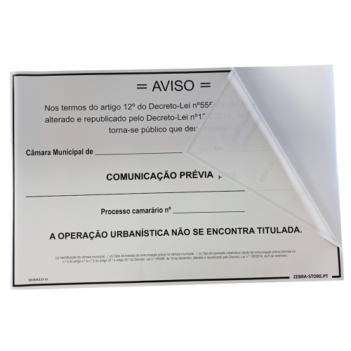 Autocolante Comunicação...